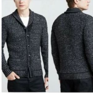 Rag & Bone Target Neiman Marcus Unisex Shawl Collar Knit Cardigan Wool/Cotton L
